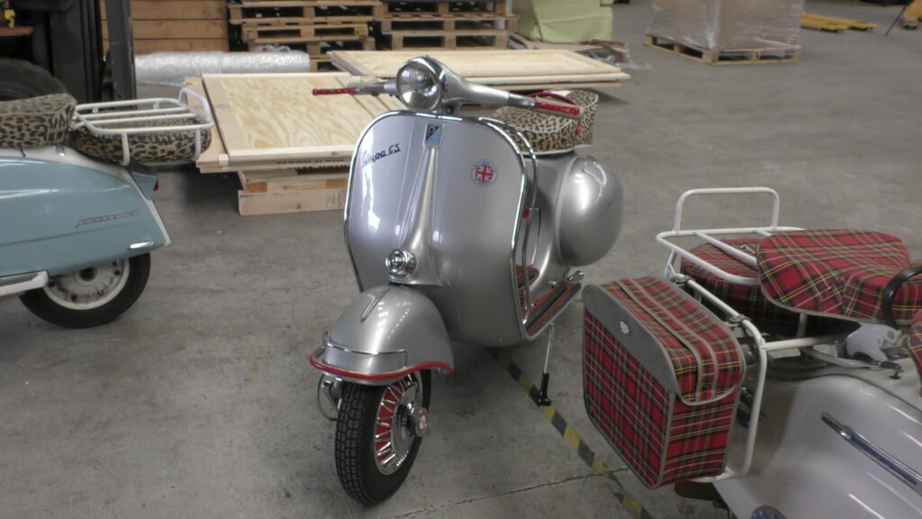 1962 150cc Vespa GS3 in silver