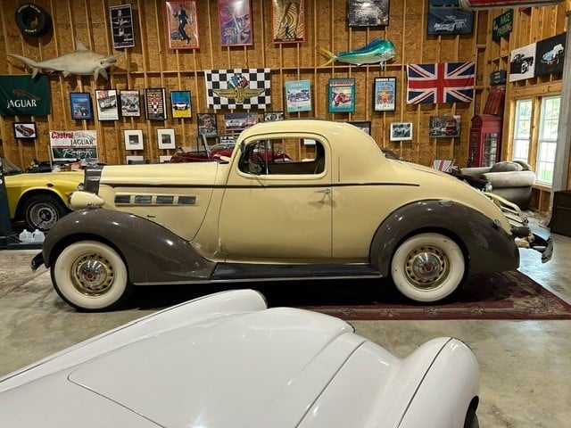 1937 Packard 120C Sport Coupe shipped from the UK to the USA by Autoshippers