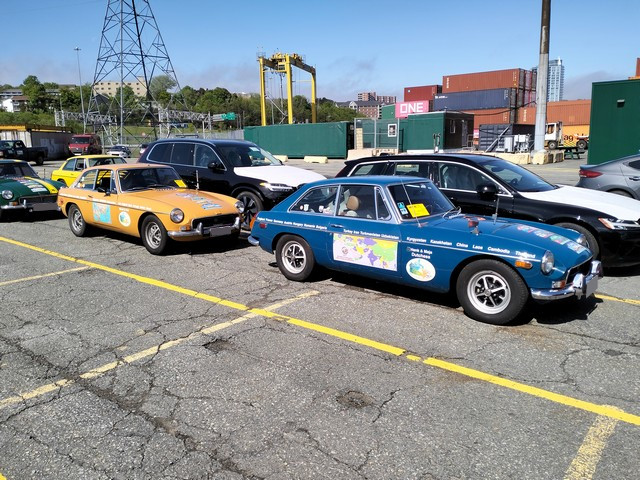 Fleet of MG MGB's to Canada