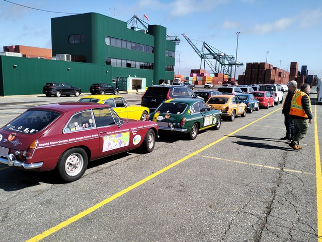 Fleet of MG MGB's to Canada