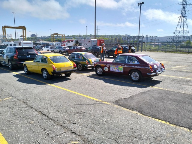 Fleet of MG MGB's to Canada