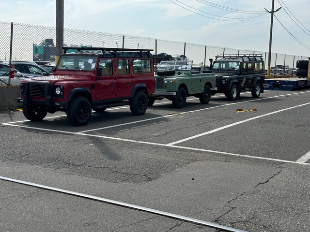 Land Rover Defender 110 shipped to the USA