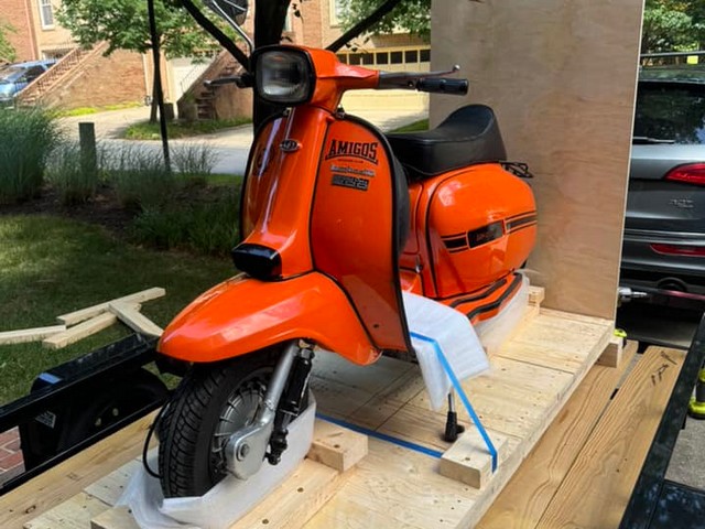 Lambretta GP200 shipped to the USA