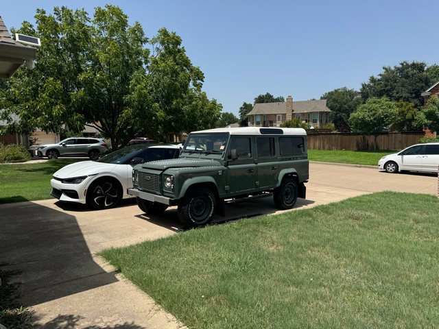 Land Rover Defender 110 shipped to the USA