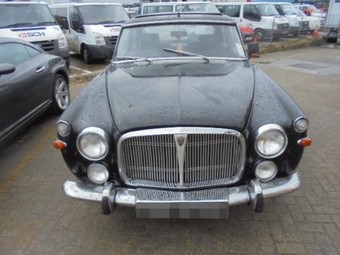 Rover P5B sendt fra STORBRITANNIA TIL USA / Classic Car Frakt